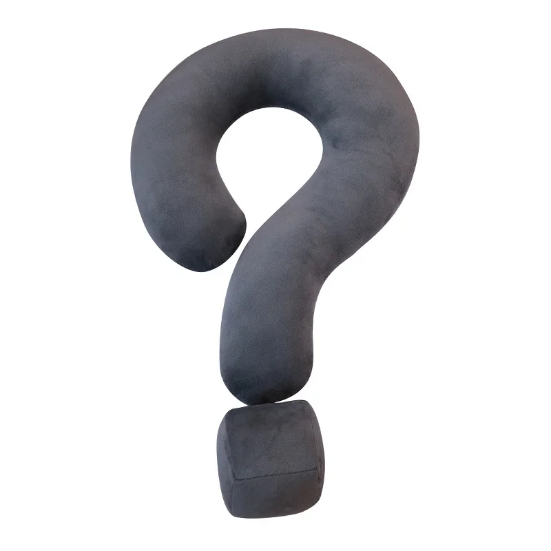 Home Living Room Sofa New Question Mark Office Siesta Pillow